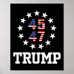 Poster Funny Qr Président Trump Dance Code Inauguration D