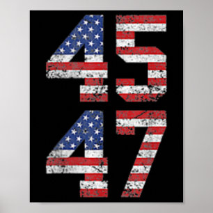 Poster Funny Qr President Trump Dance Code (sur le dos) 1