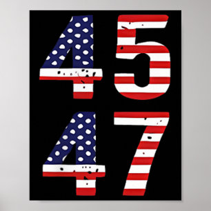 Poster Funny Qr President Trump Dance Scan Me Code (on