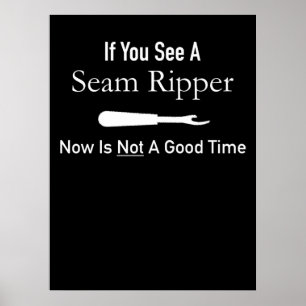 Poster Funny Quilting Seamstress Idée cadeau Quilting