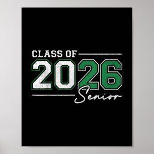 Poster Funny Senior 2026 Catégorie De 2026 Aînés Retour À