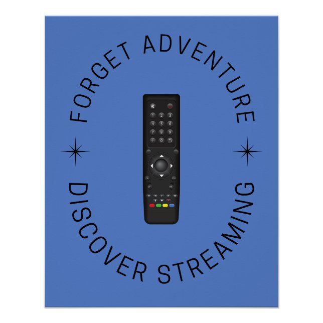 Poster Funny Streaming | Décor de ventilateur TV o (Devant)