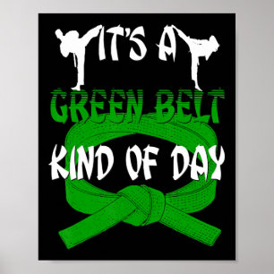 Poster Funny Taekwondo Shirt Karate C'Est Une Ceinture Ve