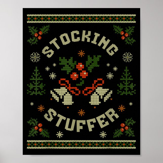 Poster Funny The Stocking Stocking Stuffer Matching Coupl (Devant)
