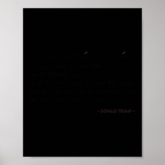 Poster Funny Trump Quotes Groceries Definition  (Devant)