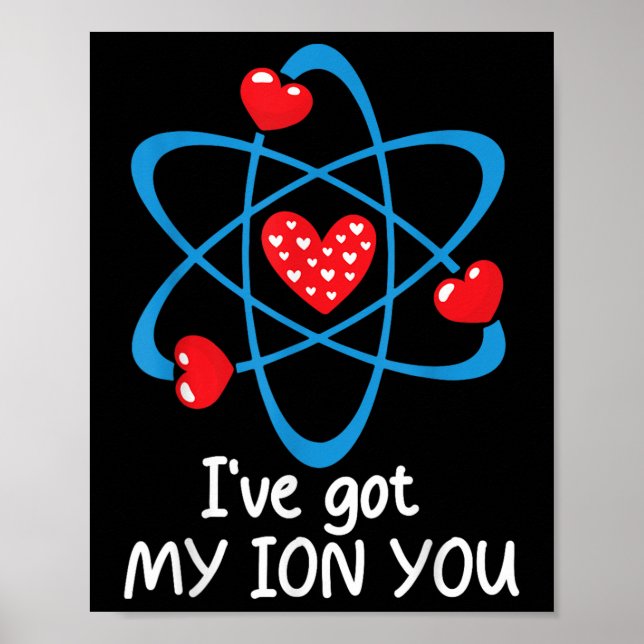 Poster Funny Valentines Jour Professeur de sciences Ive J (Devant)