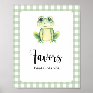 Poster für Baby-Party-Geschenke Kleiner Frosch