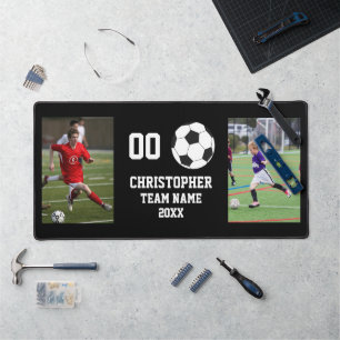 Poster für das Fußballteam-Foto Schreibtischunterlage