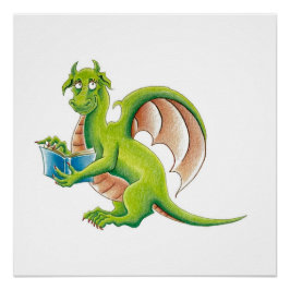 Poster für den grünen Drachen