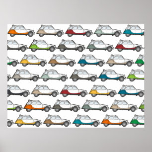 Poster für die Fans der 2CV