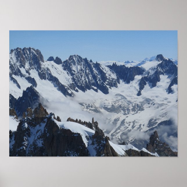 Poster für die französischen Alpen (Vorne)