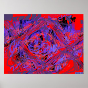 Poster für die grafische Explosion