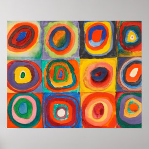 Poster für die Kandinsky-Quadrate