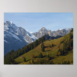 Poster für die Schweizer Alpen