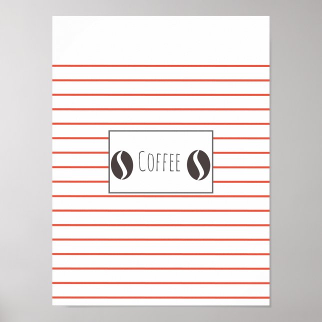 Poster für Funky Coffee Beans Plakate (Vorne)