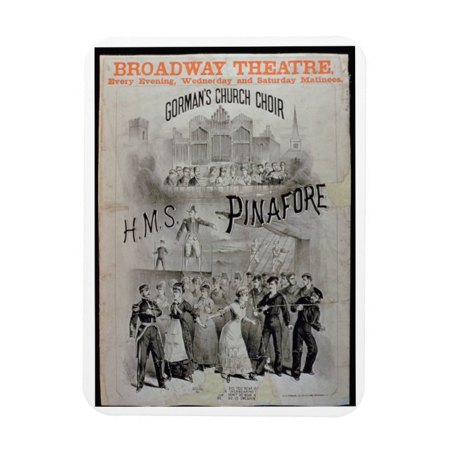 Poster für "HMS PinaVordermann", aufgeführt von Go Magnet (Vertikal)