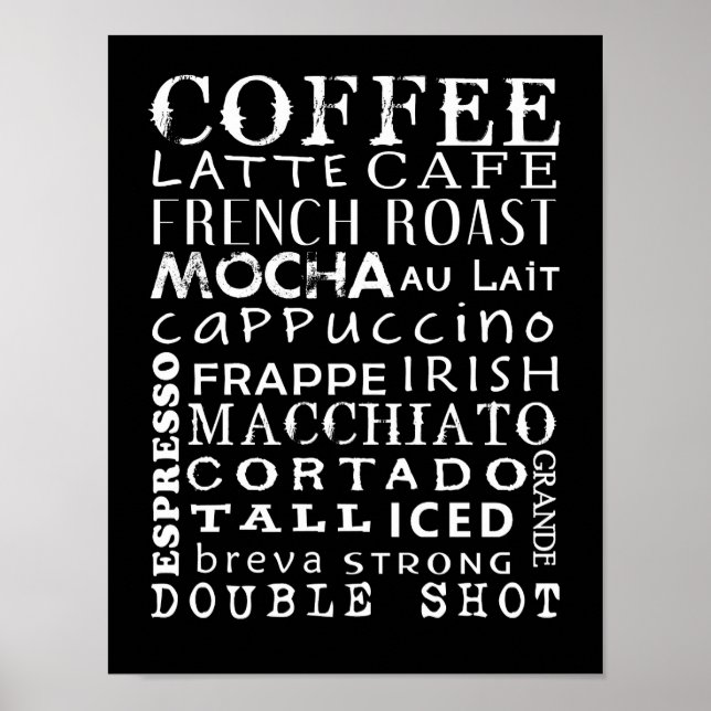 Poster für Kaffeeliebhaber (Vorne)