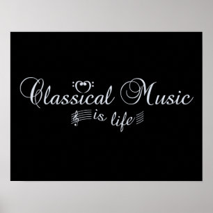 Poster für klassische Musik