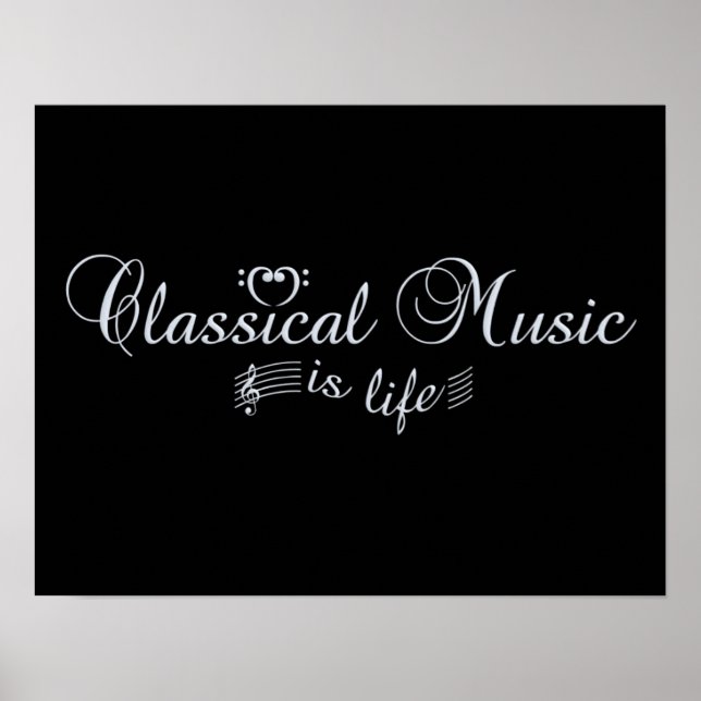 Poster für klassische Musik (Vorne)