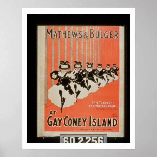 Poster für 'Mathews & Bulger' auf Gay Coney Island (Vorne)