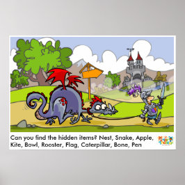 Poster für mittelalterliche Wörter