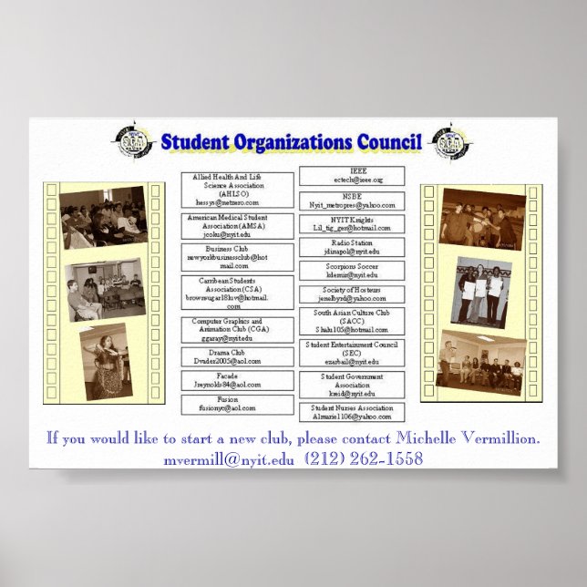 Poster für Organisationen (Vorne)