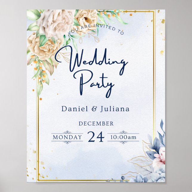 Poster für Party (Vorne)