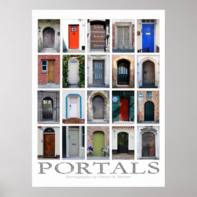 Poster für Portale-Türfotografie (Vorne)