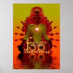 Poster für positive Meditationen