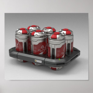 Poster für Raumfahrtingenieure - Clang Cola (Box)