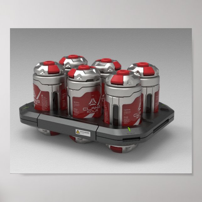 Poster für Raumfahrtingenieure - Clang Cola (Box) (Vorne)