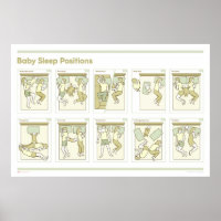Poster für Schlafplätze für Baby