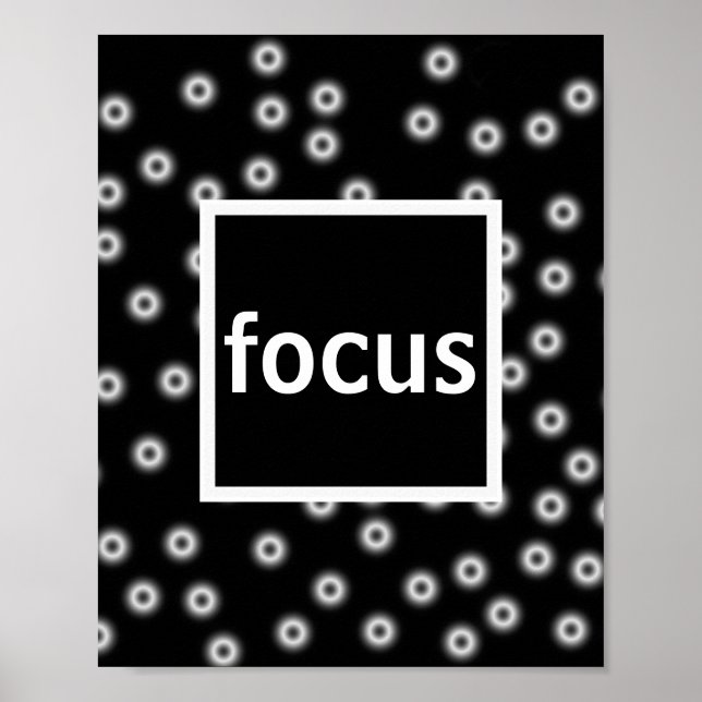 Poster für Schwarz/Weiß-abstrakt (Vorne)