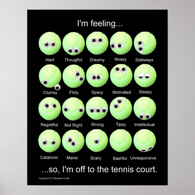 Poster für Tennisball (Vorne)