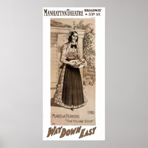 Poster für Theaterwerbung