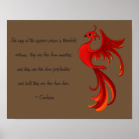 Poster für überlegene Person