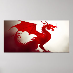 Poster Furie du dragon cramoisi