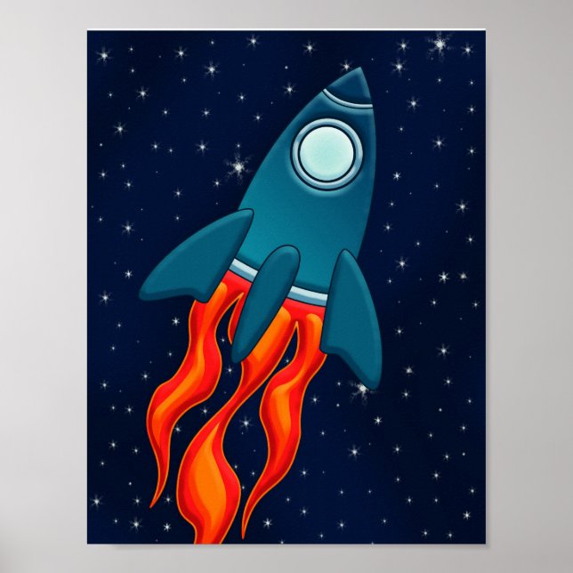 Poster Fusée   (Devant)