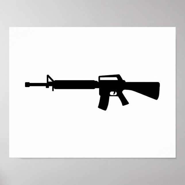 Poster Fusil M4 (Devant)
