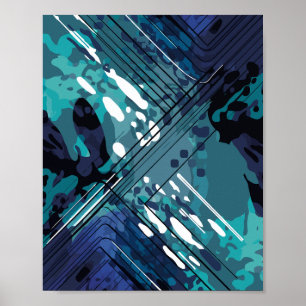 Poster Fusion géométrique océanique