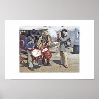 Poster Fûts et flute