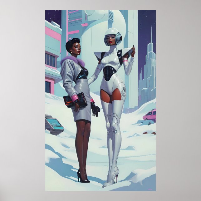 Poster Futur Fashion Forward Ken Gage Sci-Fi Glamor (Devant)