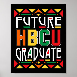 Poster Futur Hbcu Graduate Historique Black Collèges Uni