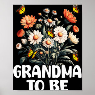 Poster Futur Maman, Annonce de Grossesse Nouveau Bébé Rev