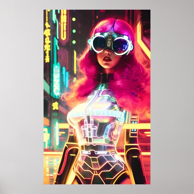 Poster Futura City Dreamers - Ken Gage Art (Devant)