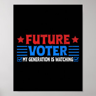 Poster Future Chemise Électorale Résiste Au Teigne Politi