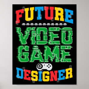 Poster Future Concepteur De Jeu Vidéo T Shirt Boys Girls