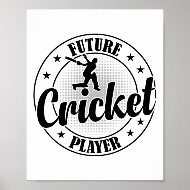 Poster Future Cricket Player Cricket 1  (Devant)