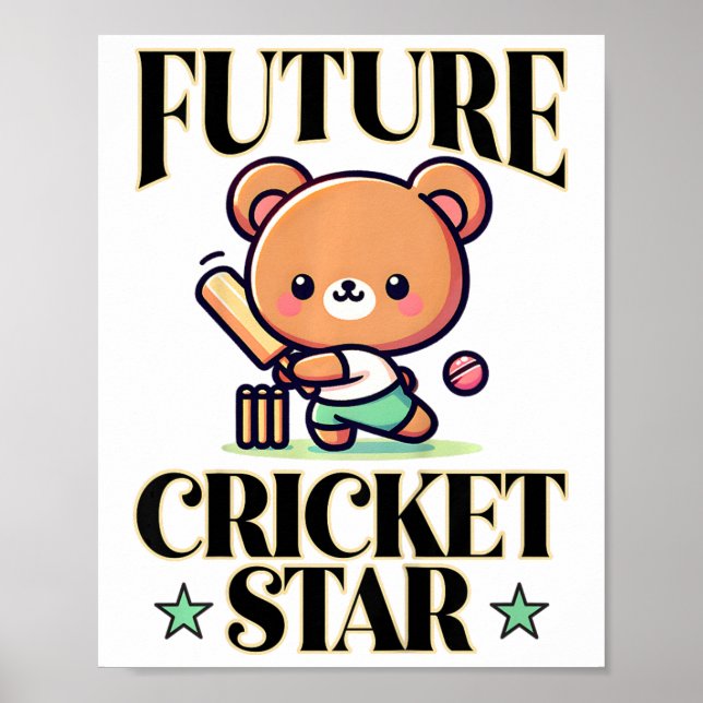 Poster Future Cricket Star  (Devant)