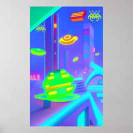 Poster Futurisme rétrogradé